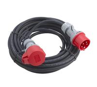 Rallonge professionnelle robuste longueur 20m - Section Ø5x6 mm² - 400V 32 A - HEATCOM - 3160114