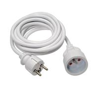 Rallonge prolongateur électrique 10 mètres - 3G 1,5 mm² - Blanc