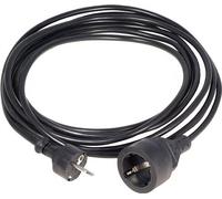 Rallonge Protection Contact, 10 m, Noir, Usage Intérieur