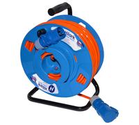 Rallonge PUR H07BQ-F 3G2,5 orange prises CEE 25-50m