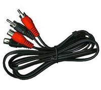 rallonge RCA 2,5 m stéréo, couplage par fiche