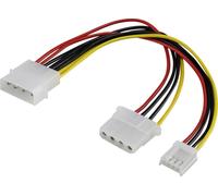 Rallonge Renkforce alimentation [1x Alimentation IDE mâle 4 pôles - 1x Alimentation IDE femelle 4 pôles, Alimentation Floppy