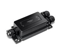 TRENDnet TI-BEP200 Rallonge PoE Gigabit d'extérieur à 2 ports, boîtier durci IP67 résistant aux températures extrêmes, s'étend de 100 m pour une distance totale jusqu'à 200 m pour jusqu'à 2 appareils,