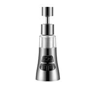 Rallonge Robinet Cuisine Kitchen Faucet Extender With Filter Function Universal 360 Degrees Rotate Aerator Splash(A Style Gray)
