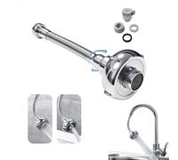 Rallonge Robinet Cuisine Prolongateur Robinet, Flexible Embout Robinets avec 2 Modes pour Salle de Bains Lavabo Evier, Économie d'eau Sous Pression Anticorrosion Résistant Aux Éclaboussures