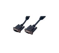 Rallonge S-VGA HD15 mâle /femelle surblindé 3 coax + 9 fils - 2m Noir