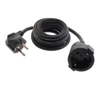 Rallonge Schuko HO5VV-F 3G1 5mm² 2m - noir - Zenitech