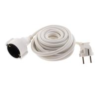 Rallonge Schuko HO5VV-F 3G1,5mm² 5m - Blanc - Zenitech