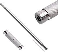 Rallonge SDS Plus 26cm Embase Ronde 2 Trous 2 Rainures Dégagement Rapide pour Perforateur Accessoire Acier Haute Résistance