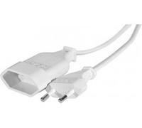 Rallonge secteur bipolaire blanche - 1,8 m