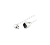 Rallonge secteur blanche 2m 1,5mm2 2 P+T