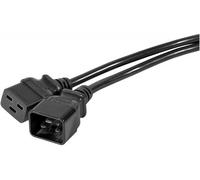 Rallonge secteur C19 / C20 noire - 3,0 m