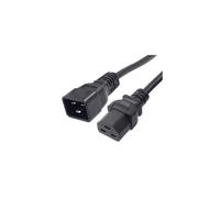 Rallonge secteur C21 / C20 noire - 2,0 m