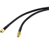 Rallonge SpeaKa Professional antenne [1x SMA mâle inversé - 1x SMA femelle inversé] 10.00 m noir