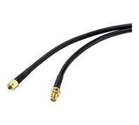 Rallonge SpeaKa Professional antenne [1x SMA mâle inversé - 1x SMA femelle inversé] 2.00 m noir