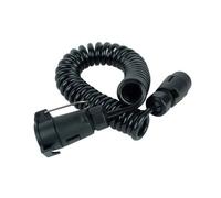 Rallonge spirale - Universel - 7 pôles - 0.75 mm² - Longueur 34 cm - Phare antibrouillard