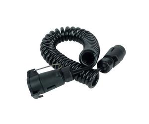 Rallonge spirale - Universel - 7 pôles - 0.75 mm² - Longueur 34 cm - Phare antibrouillard