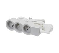 Rallonge standard 3x2P+Z avec câble 3,0m 3x1,5 HELMO 049488
