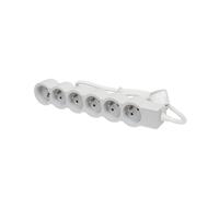 Rallonge standard 6x2P+Z avec câble 3,0m 3x1,5 HELMO 049494