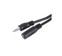 Rallonge stéréo Jack 3.5 mm noire - 15 m