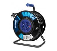 Rallonge tambour, 4 prises 2P+Z, câble OR-AE-13292/50M