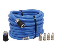 Rallonge tuyau air Ø 10mm 10m + 5 raccords - STILKER - 51902