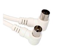 Rallonge TV coudée 9,5 mm 10 m Blanc