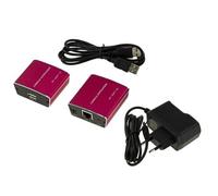 KALEA-INFORMATIQUE Rallonge Type Extender pour Port USB 2.0 portée 100M, avec Alimentation Externe. pour Prolonger Une Communication USB avec des Cordons RJ45