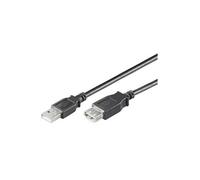Rallonge USB 2.0 A/A HiSpeed, noir, 3.00m