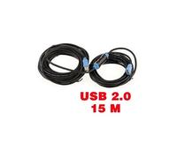 Rallonge USB 2.0 Active avec amplification HAUTE QUALITE, longueur 15M. USB 2.0 extension câble avec module répéteur