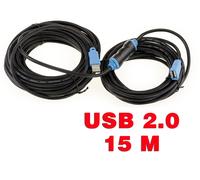 Rallonge USB 2.0 AMPLIFIEE - 15 M (USB EXTENSION CABLE) - HAUTE QUALITE