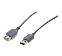 Rallonge USB 2.0 grise - 3,0 M