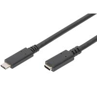 Rallonge USB 2.0 noire DIGITUS 1,5 m noir