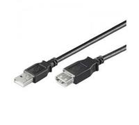 Rallonge USB 2.0 - NOIT - 1,8m - Noir - Câble A vers A - Hi-Speed