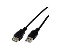 Rallonge USB 2.0 type A mâle / femelle - 3m Noir