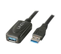 Lindy 43155 câble USB USB 3.2 Gen 1 (3.1 Gen 1) 5 m USB A Noir