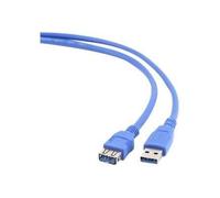 Rallonge USB 3.0 - Bleu - 3 m - Connecteur A M - Connecteur F - Câble USB
