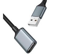 Rallonge USB 3.0 - Câble tressé en nylon, rallonge USB pour de données rapide, câble de de données haute vitesse | Disque dur d'imprimante de clavier de souris de téléphone de camé