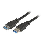 Rallonge USB 3.0 - EFB Elektronik - K5237 - 1 8 m - Mâle/Femelle - Noir