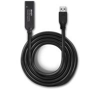 Rallonge USB 3.0 - LINDY - 10m - Type A vers C - PVC faible toxicité - Plaqué or