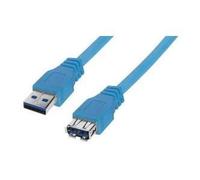 Rallonge USB 3.0 - SHIVERPEAKS - BASIC-S - USB-A mâle vers USB-A femelle - 3 m - 5 Gbit/s