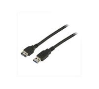 Rallonge USB 3.0 type A / A noire - 1,8 m