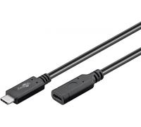 Rallonge USB-C™ USB 3.2 Génération 2,1m, Noir, 61038