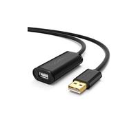 Rallonge USB Câble Extension USB 2.0 Mâle vers Femelle avec Amplificateur, 5m
