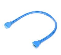 Rallonge USB, câble USB 3.0 adaptateur de carte mère cordon d'extension USB pour PC pour étendre le panneau avant du boîtier pour Plug and Play(Sac de 50cmPE)