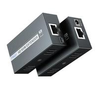 Rallonge USB HDMI KVM 164 pieds/50M L'adaptateur HDMI Ethernet RJ45 transmet la Full HD 1080P via un seul Cat5e/6/7, prend en charge la sortie en boucle 3D USB1.1 POC