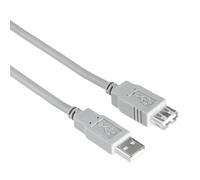 Hama Câbles d'extension USB 00200906 USB 2.0 3 m USB A Gris Lot de 10
