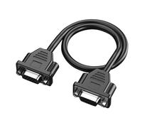 Rallonge VGA haute résolution 30 cm 1920 x 1080p pour ordinateur portable et ordinateur de bureau, appareils vidéo, connexion femelle vers VGA femelle