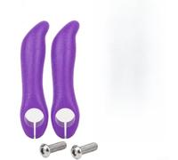 Rallonges de guidon de vélo en plastique PP renforcé noir | Réglage multi-angle, réduit la fatigue du poignet, améliore le confort de longue durée, s'adapte aux barres de 22,2 mm