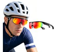 Rally Vision Glasses, Hands-Free Cycling Camera with Open-Ear Audio，Black-A